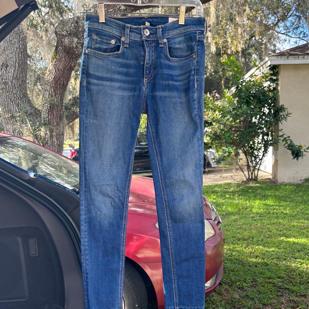 rag & bone Dark Blue Skinny Jeans